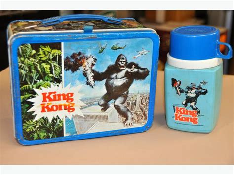 king kong metal lunch box|Vintage King Kong Lunch Box for sale .